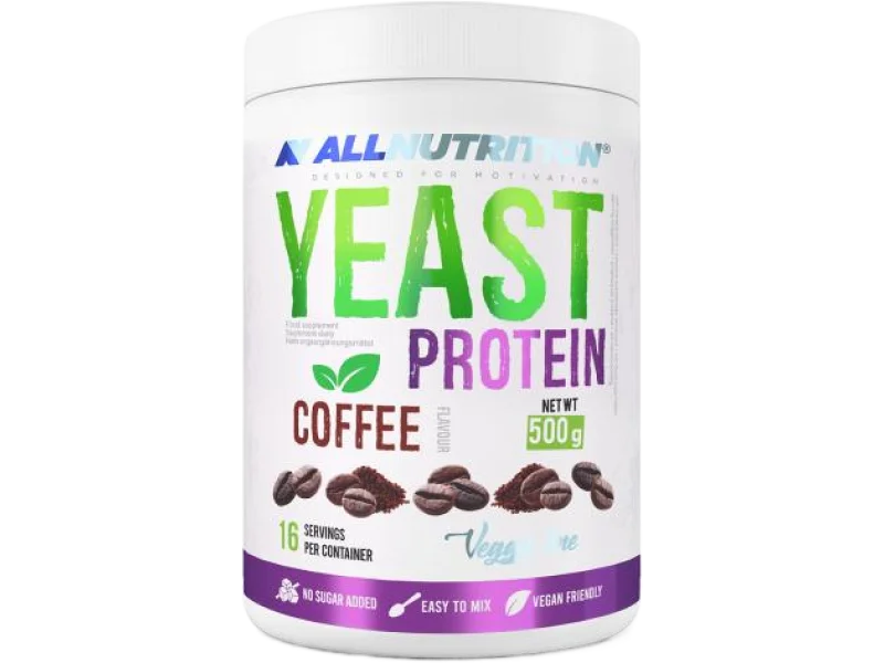 ALLNUTRITION Yeast Protein smak kawa, proszek, 28,4 g, 500 g