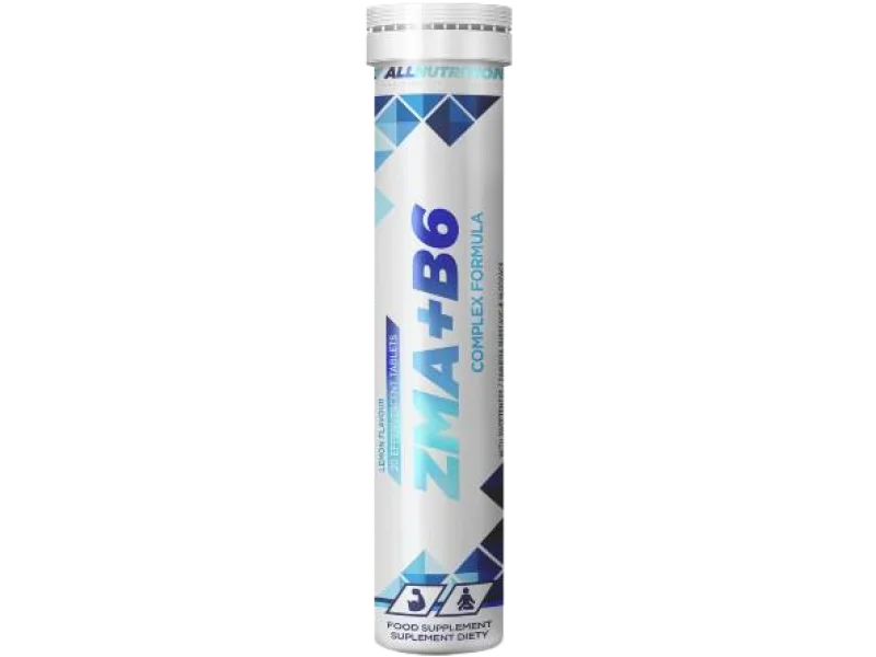 ALLNUTRITION ZMA + Vitamin B6, tabletki musujące, 20 tabl.
