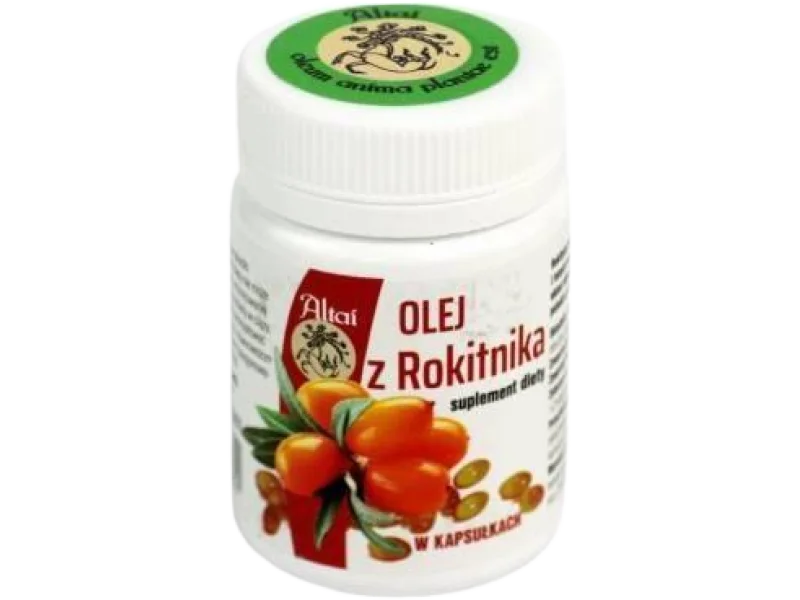 Altai Olej Z Rokitnika, kapsułki, 100 kaps.