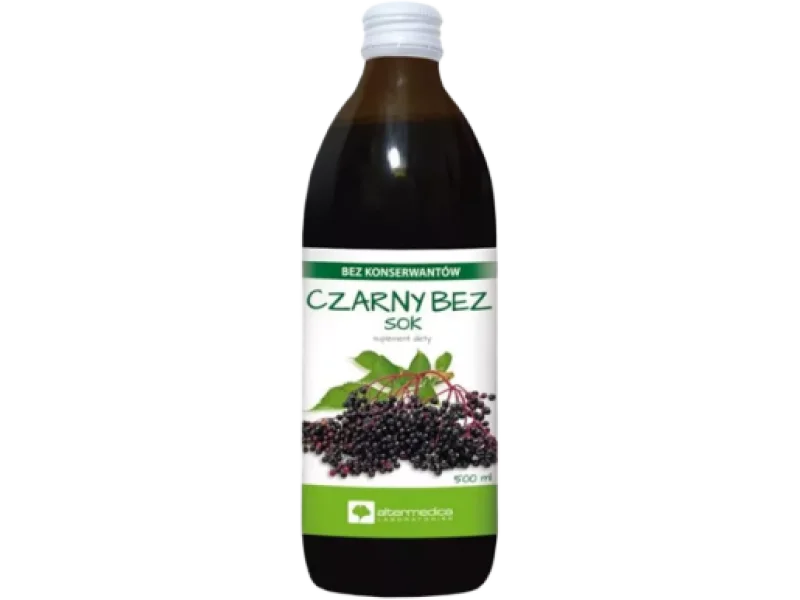 ALTERMEDICA Sok Czarny Bez, płyn doustny, 500 ml