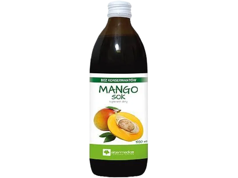 Altermedica sok z mango, płyn, 120 mg, 500 ml