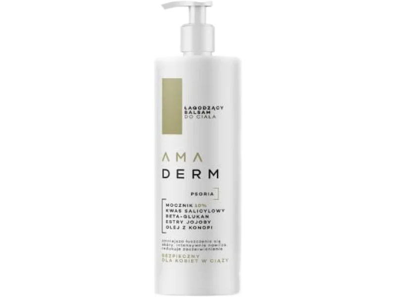 AMADERM PSORIA Łagodzący balsam do ciała, 400 ml