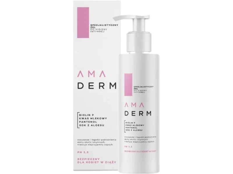 AMADERM Specjalistyczny żel do higieny intymnej, 195 ml