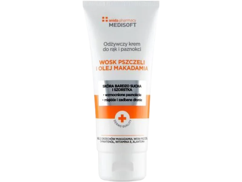 Anida Krem do rąk wosk pszczeli olej makadamia, 100 ml