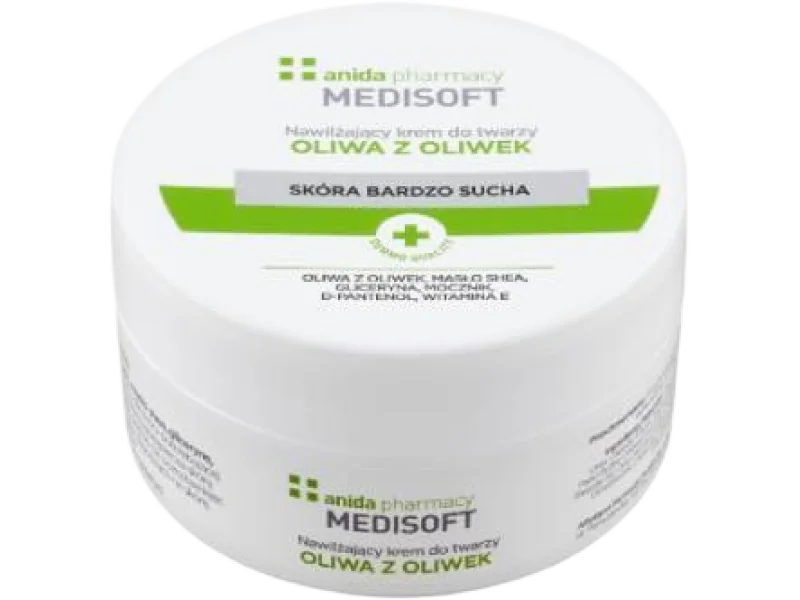 Anida Pharmacy Medisoft Nawilżający krem do twarzy oliwa z oliwek, 100 ml