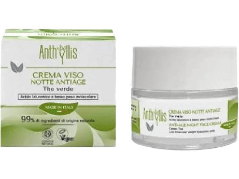 ANTHYLLIS Krem nawilżający z zieloną herbatą i kwasem hialuronowym na dzień i na noc, 50 ml