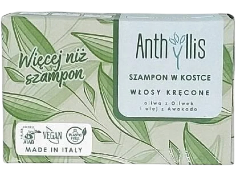 ANTHYLLIS Włosy kręcone Szampon z oliwą z oliwek i olejem z awokado, 80 g