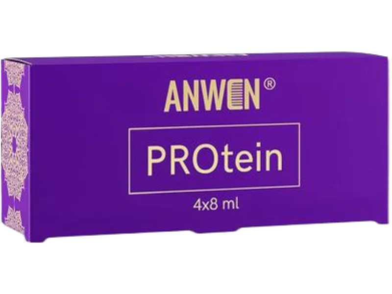 Anwen Protein intensywna kuracja proteinowa do włosów, ampułki, 4 szt.