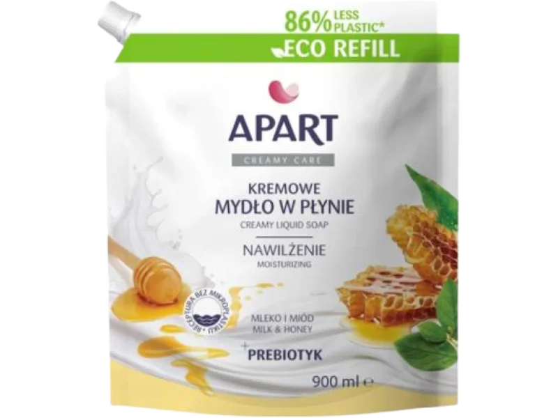 APART Creamy Care Kremowe mydło w płynie Mleko i Miód, 900 ml