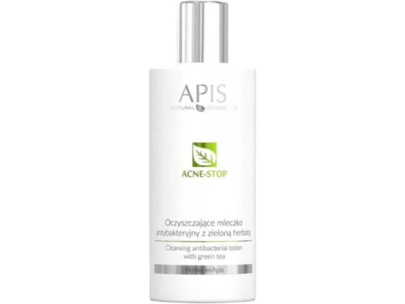 APIS Acne – Stop Oczyszczające mleczko antybakteryjne z zieloną herbatą, 300 ml