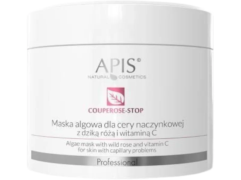 APIS Couperose-Stop Maska algowa dla cery naczynkowej z dziką różą i witaminą C, 100 g
