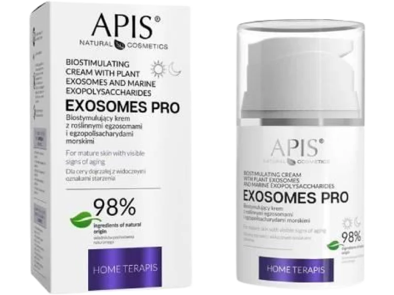APIS Exosomes Pro Home Terapis Biostymulujący krem z roślinnymi egzosomami, 50 ml
