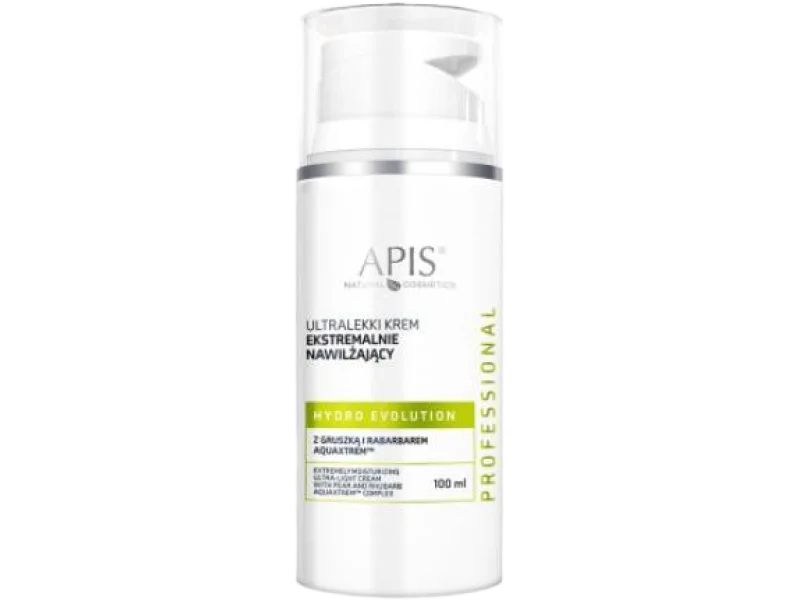 APIS Hydro Evolution Ultralekki krem nawilżający z gruszką i rabarbarem, 100 ml