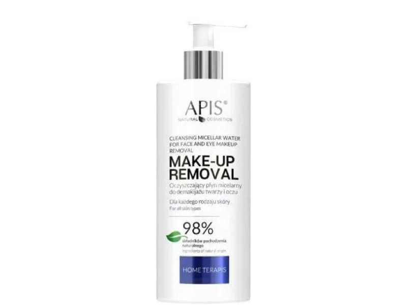 APIS Oczyszczający płyn micelarny do demakijażu twarzy i oczu, 300 ml