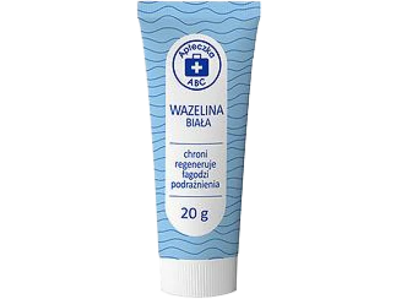 Apteczka ABC Wazelina biała kosmetyczna, maść, 100%, 20 g