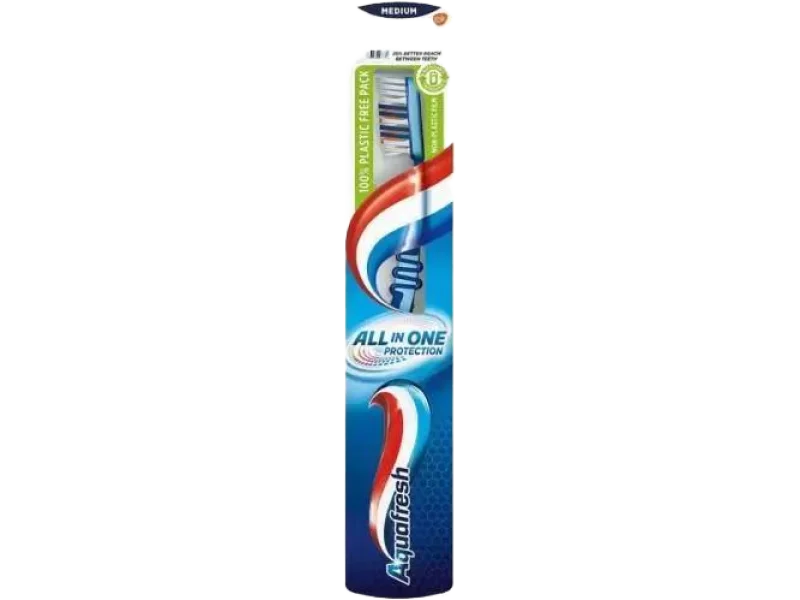 Aquafresh All In One Protection szczoteczka do zębów, 1 szt.