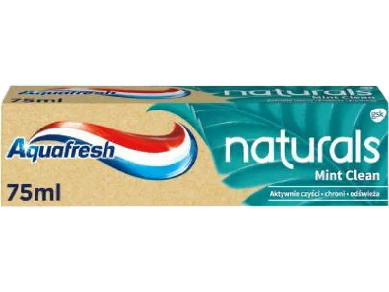 Aquafresh naturals mint clean, pasta, 75 ml