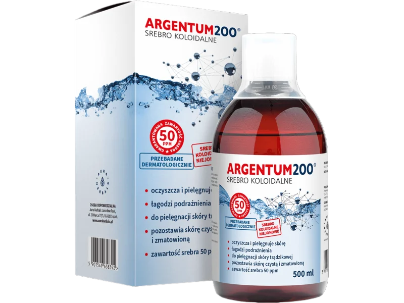 ARGENTUM200 Srebro koloidalne, płyn, 500 ml