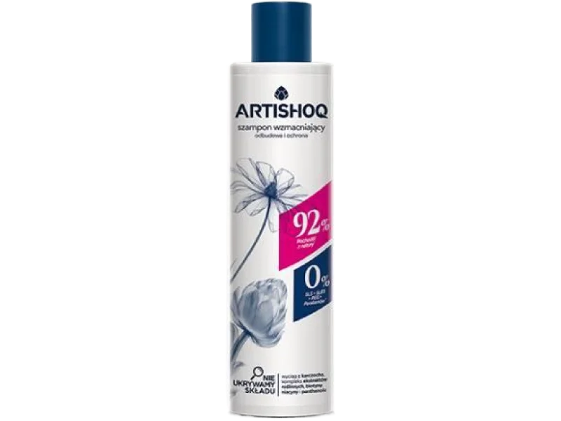 Artishoq Szampon wzmacniający do włosów Odbudowa i ochrona, 200 ml