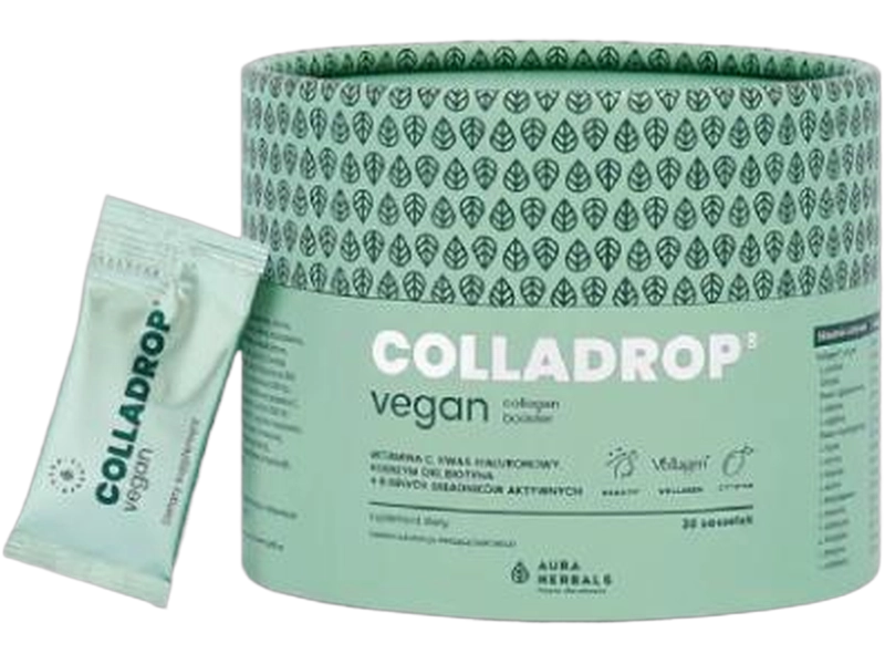 Aura Herbals Colladrop Vegan kolagen booster Volla, saszetki, 30 sasz.