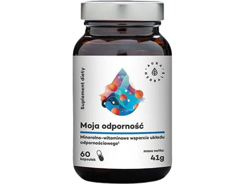 Aura Herbals Moja odporność minerały i witaminy, kapsułki, 60 kaps.