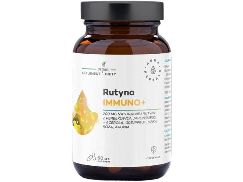 Aura Herbals Rutyna immuno+, kapsułki, 60 kaps.