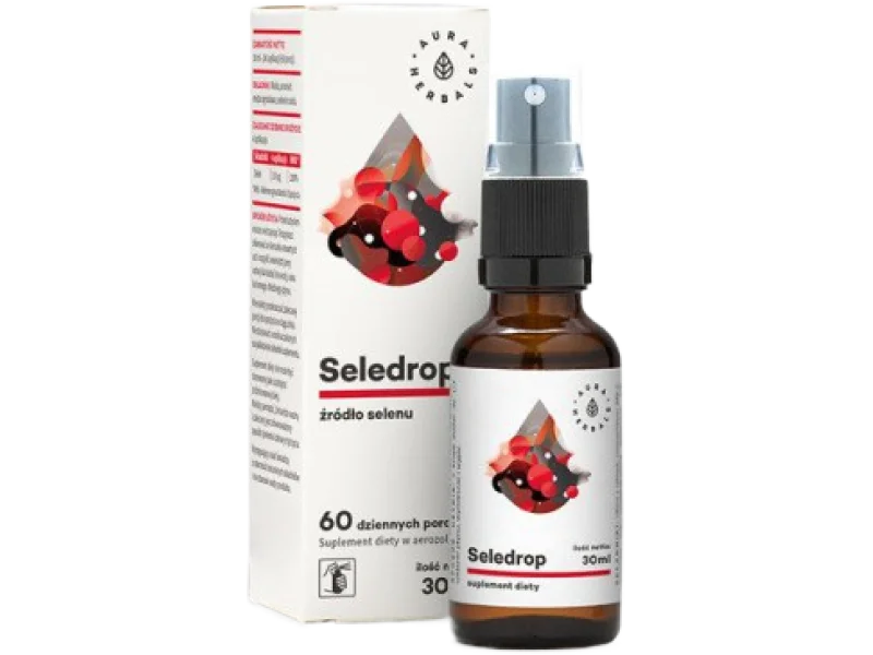 Aura Herbals Seledrop – selen 110 mcg selenian (IV) sodu, aerozol, 110 µg, 30 ml
