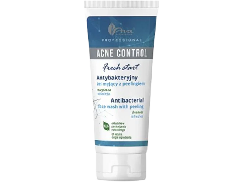 Ava Acne Control Fresh Start antybakteryjny żel myjący z peelingiem, 200 ml