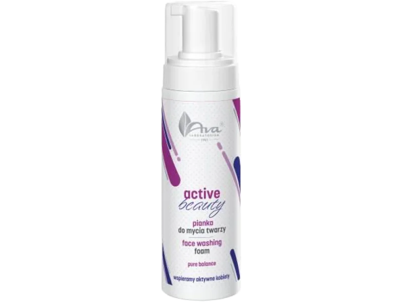 AVA Active Beauty Pianka do mycia twarzy, 150 ml