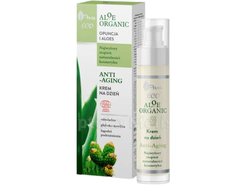 AVA ALOE ORGANIC Anti-aging na dzień, krem, 50 ml