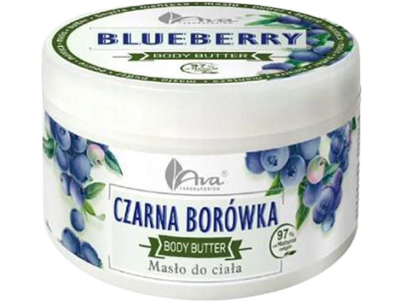 Ava Body Butter czarna borówka, masło, 250 g