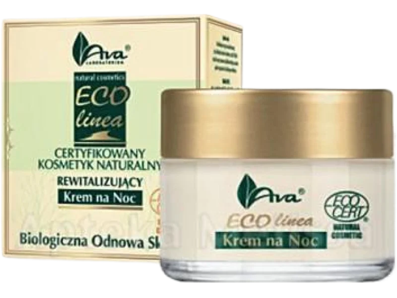 AVA ECO LINEA certyfikowany naturalny rewitalizujący krem, 50 ml