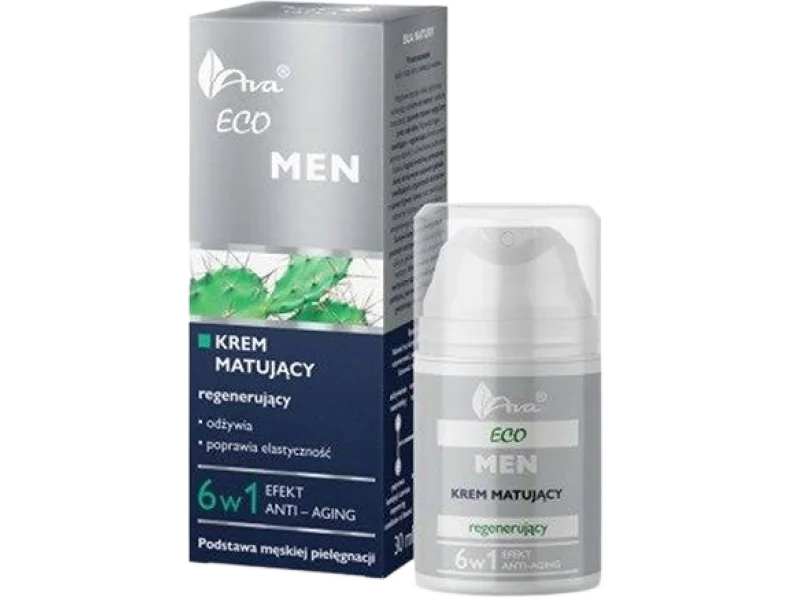 AVA ECO MEN matujący regenerujący, krem, 50 ml