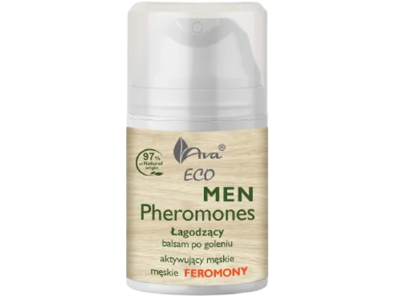 AVA Eco Men Pheromones łagodzący balsam po goleniu aktywujący męskie feromony, 50 ml