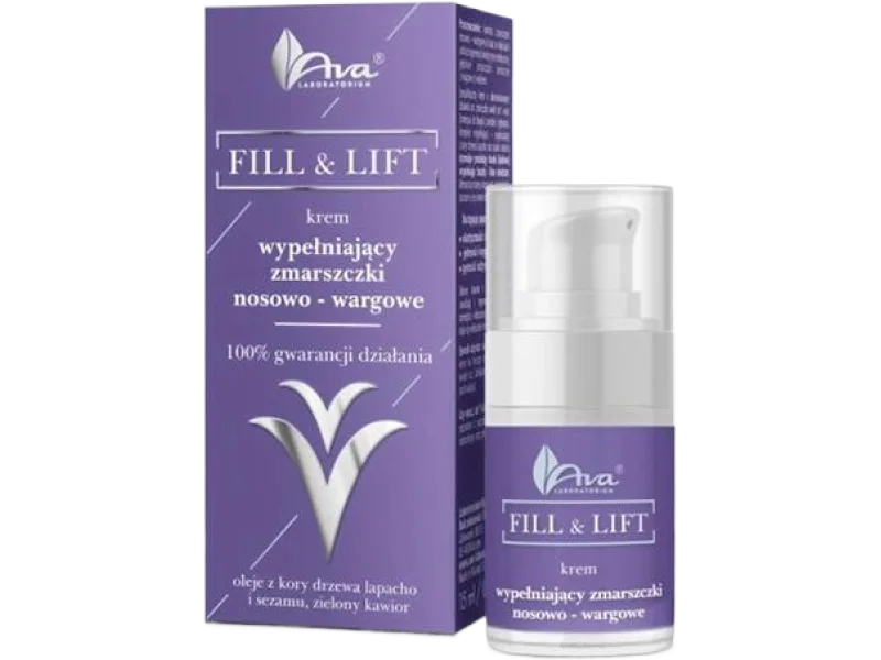 Ava Fill & Lift wypełniający zmarszczki nosowo-wargowe, krem, 15 ml
