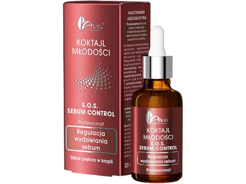 AVA koktajl młodości SOS sebum control, serum, 30 ml