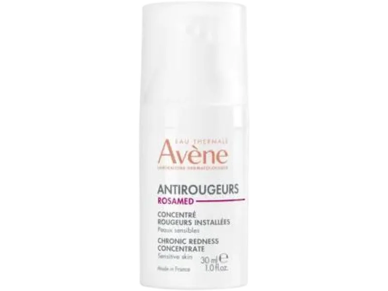 AVENE ANTIROUGEURS Rosamed Koncentrat na utrwalone zaczerwienienia skóry wrażliwej, koncentrat do stosowania na skórę, 30 ml