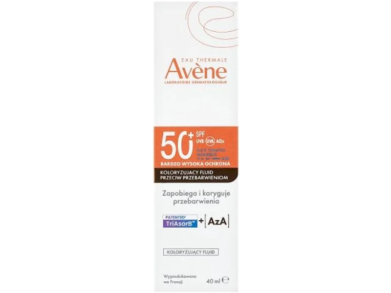 AVENE Koloryzujący fluid przeciw przebarwieniom SPF50+, 40 ml