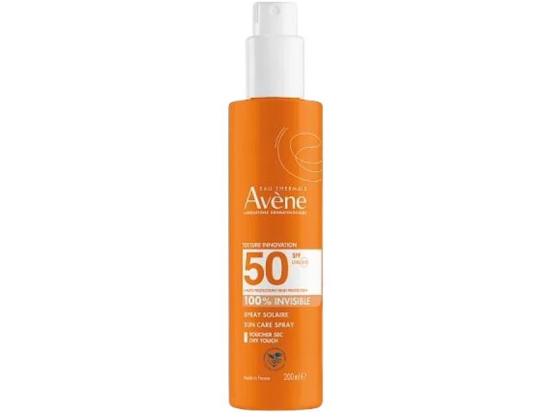 AVENE Sun Care Spray SPF50 Spray ochronny z wysoką ochroną przeciwsłoneczną, 200 ml