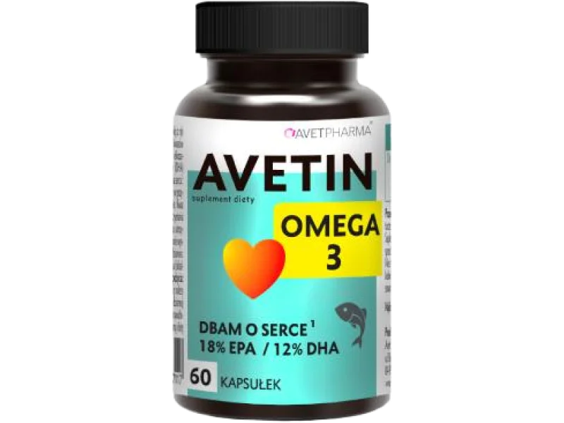AVETIN Omega 3, kapsułki, 60 kaps.