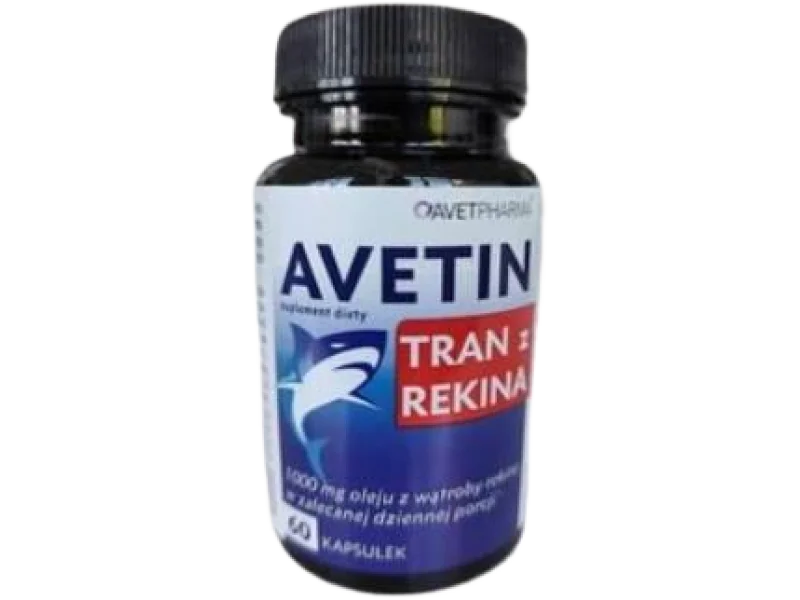 AVETIN Tran z rekina, kapsułki, 60 kaps.