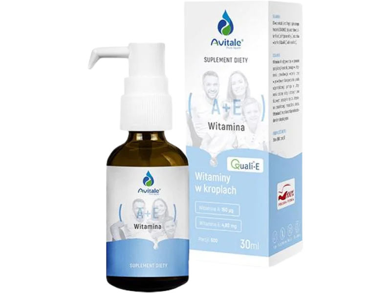 Avitale Witamina A+E Quali-E, krople, 30 ml