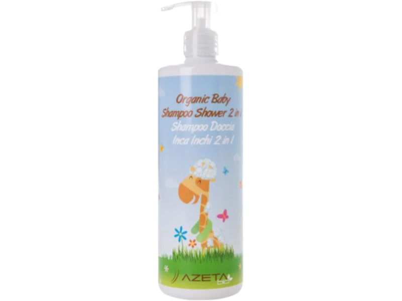 AZETA BIO Organiczny 2w1 do mycia ciała i włosów dla dzieci, płyn, 500 ml