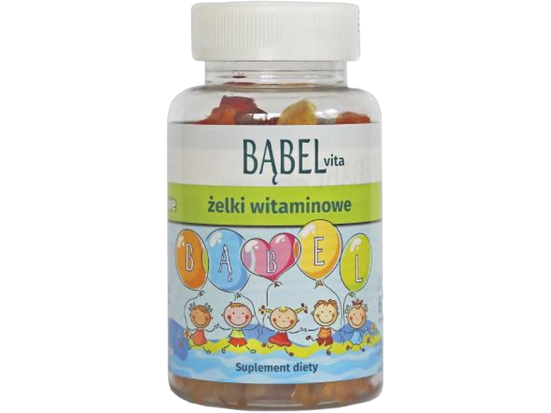 Bąbel Vita żelki witaminowe dla dzieci, 60 szt.