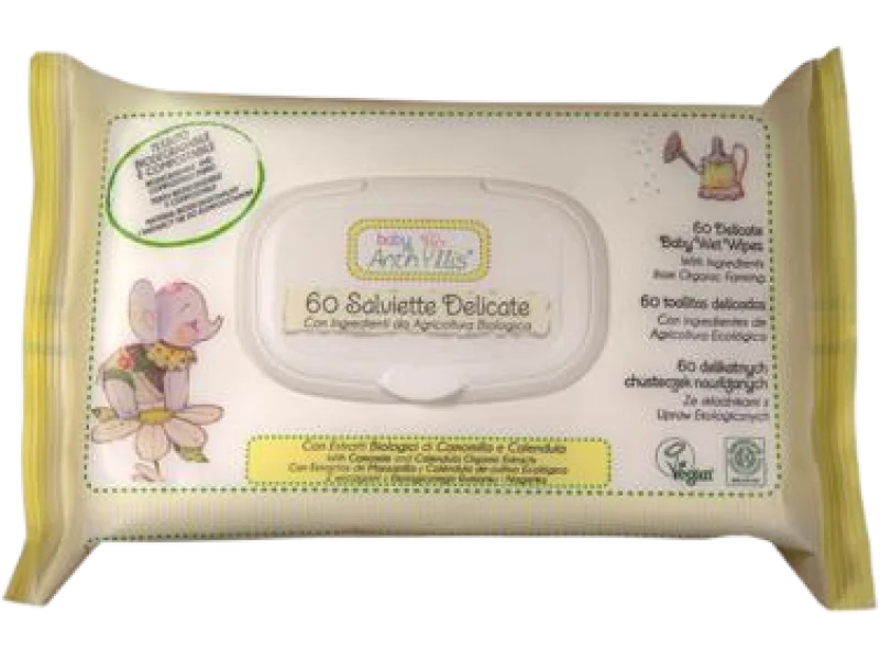 Baby Anthyllis chusteczki nawilżane 4 w 1, 60 szt.