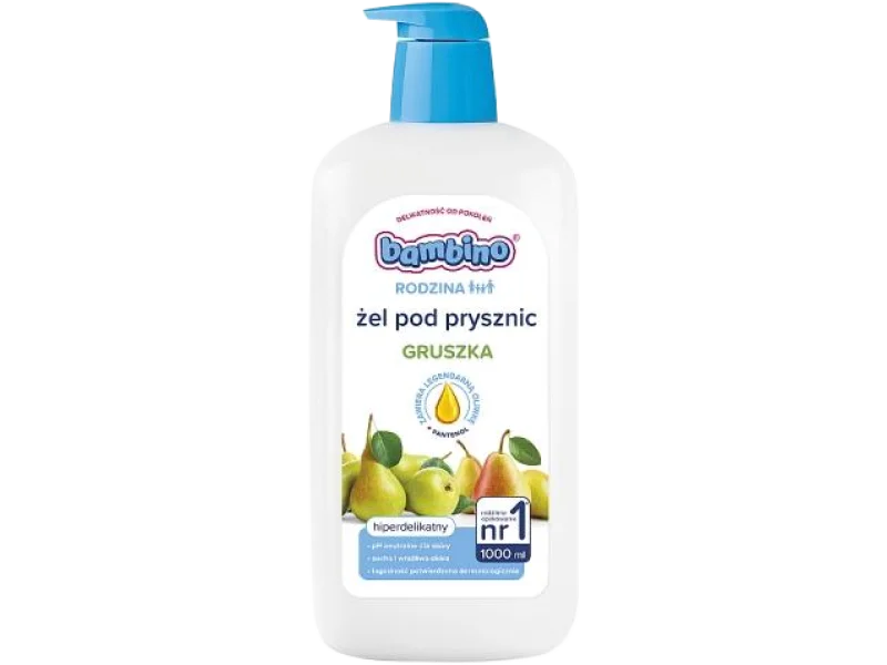 Bambino Rodzina Żel pod prysznic o zapachu gruszki, żel, 1000 ml
