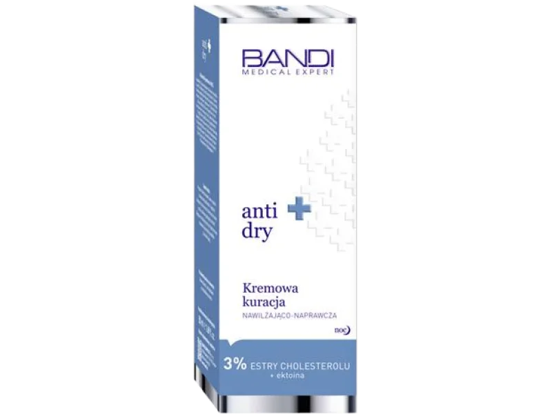 BANDI ANTI DRY, kremowa kuracja nawilżająco-naprawcza, 50 ml
