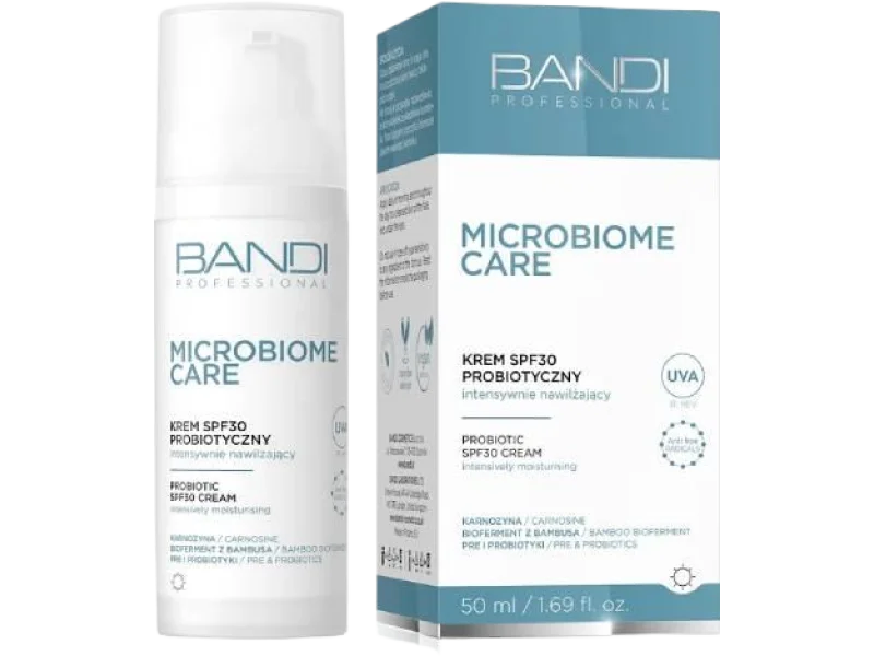 Bandi Microbiome Care SPF30 probiotyczny intensywnie nawilżający, krem, 50 ml