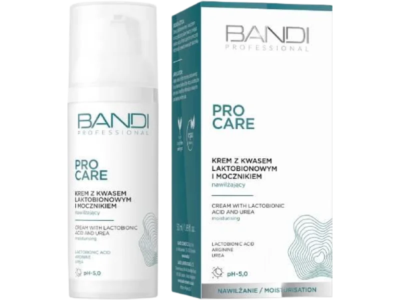 Bandi Pro care z kwasem laktobionowym i mocznikiem, krem, 50 ml