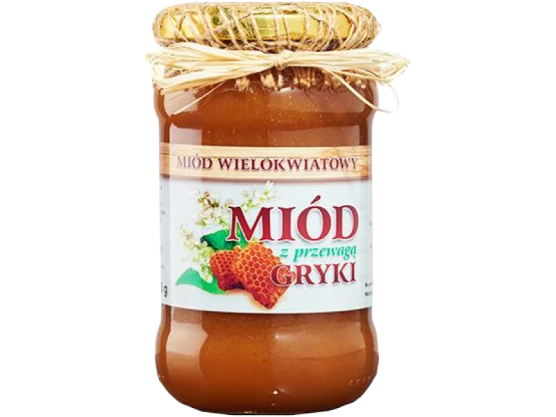 Bartpol miód wielokwiatowy z przewagą gryki, 500 g